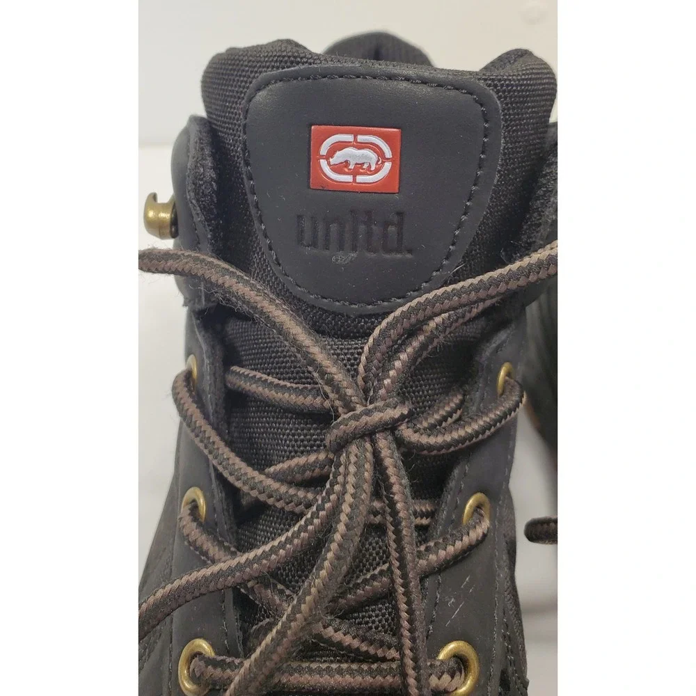 Ecko Unltd Men 4 Black‎ High Top Hiking Boots Gum Sole 59950/09JOSEPH14B